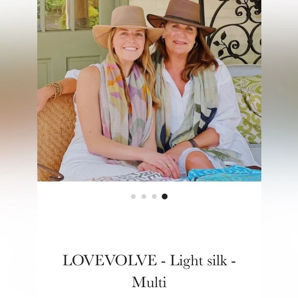 Lovevolve large print abstract scarf